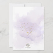 アーツアプ エレガント H2 ウォッシュ パープル 洗礼 招待状 (裏面)