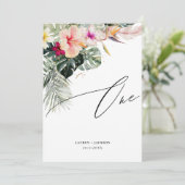 アーツアプ トロピカル パラダイス ゴールド ダスト テーブル ワン 招待状 (スタンド正面)