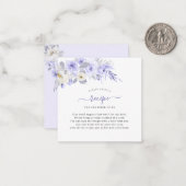 アーツアプ 水彩 パープルローズ DIY 封入 ノートカード (正面/裏面インサイチュ)