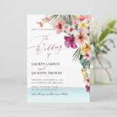 アーツアプ 豪華なトロピカルパラダイスの結婚式 招待状 (スタンド正面)