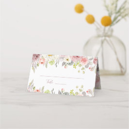 アーツアプ H2 ダスティ ピンク ローズ ブライダル シャワー プレイスカード