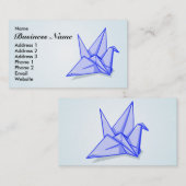 アーツアンドクラフツ紙クレーン 名刺 (正面/裏面)