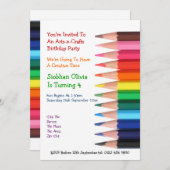 アーツアンドクラフトペンシル 招待状 (正面/裏面)