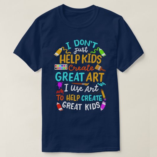 アーツアーティストアート先生 Tシャツ (デザイン正面)
