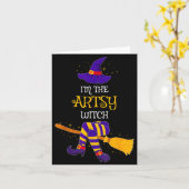 アーツィーウィッチファミリーマッチングコスチュームハロウィン カード (黄色い花)