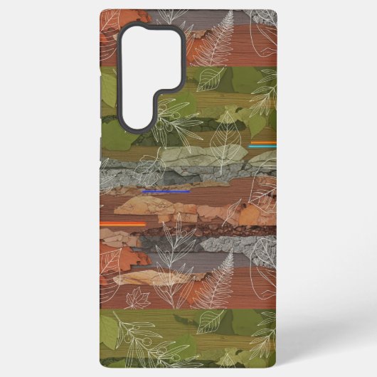 アーツィーコラージュボタニカルフォンケース SAMSUNG GALAXYケース (裏面)