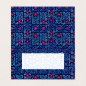 アーツエレガントアンドクラフツフローラルパターンビジネスCa 名刺 (外部フラット)