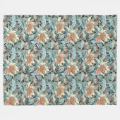 アーツエレガントー&クラフツウィリアム・モリスインスパイア フリースブランケット (正面(横))