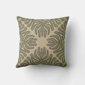 アーツオーガニック&クラフツリーフデザイン クッション (裏面)