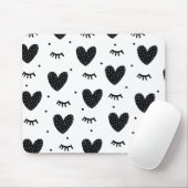 アーツガーリーハートハートヘルスクリップアートハート マウスパッド (マウス)