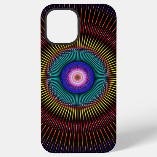 アーツコープ カレイドスコープ 模様 iPhoneケース (裏面)