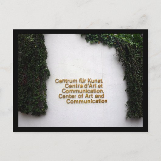 アーツセンターヴァドゥス ポストカード (正面)