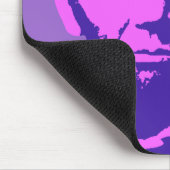 アーツピンク&パープルポップ・アートののエイブラハムリンカーン マウスパッド (コーナー)