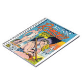 アーツポップ・アートのー実在ラヴ – ロマンスヴィンテージ漫画 ノートブック (左側)