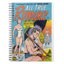 アーツポップ・アートのー実在ラヴ – ロマンスヴィンテージ漫画 ノートブック