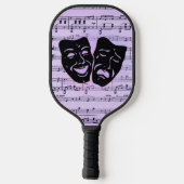 アーツユナイト・パープル・ミュージックとシアターマスク ピックルボールラケット (裏面)