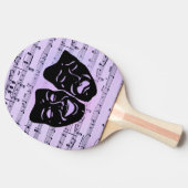 アーツユナイト・パープル・ミュージックとシアターマスク 卓球ラケット (横)