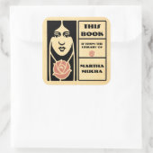 アーツ新しいスタイル蔵書票 スクエアシール (バッグ)