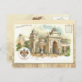 アーツ自由主義のパレス – 1904年記念メールカード ポストカード (正面/裏面)