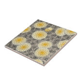 アーツ&クラフツグレイイエローキュクレプロ タイル (側面)