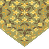 アーツ&クラフツスタイルシロガフラスパターン ショートテーブルランナー (コーナー)