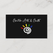 アーツ&クラフツテーマ名刺テンプレート 名刺 (正面)