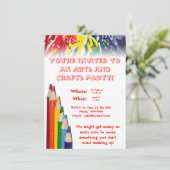 アーツ&クラフツパーティー 招待状 (スタンド正面)