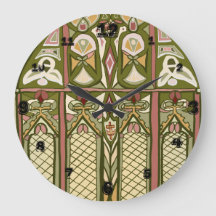 アーツ&クラフトステンドグラスインスパイアクロック！