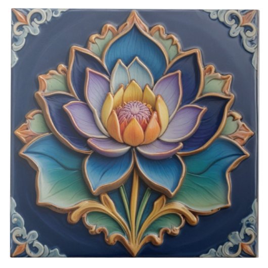 アーティサンの花開き タイル (正面)