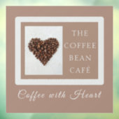 アーティサンコーヒーショップのビジネスブランディング ウィンドウサイン (シート3)