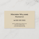 アーティザンアイスクリームメーカーのカスタマイズ 名刺 (裏面)