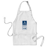 アーティザンアーティストスタジオサイン方向矢印 スタンダードエプロン (正面)