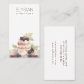 アーティザンウォーターカラーベーカーベーカリーパティシシェフ 名刺 (正面/裏面)