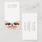 アーティザンウォーターカラーベーカーベーカリーパティシシェフ 名刺 (正面/裏面)