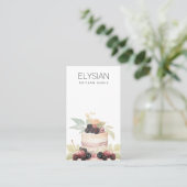 アーティザンウォーターカラーベーカーベーカリーパティシシェフ 名刺 (スタンド正面)