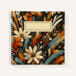 アーティザンオレンジ開花&ソンバードinフォークアート ノートブック