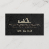 アーティザンカーペンターウッドプレーナー建築 名刺 (正面)