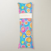 アーティザンサークルアートキッズNAMEベッドデコールおもしろい ボディピロー (正面縦)