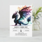 アーティザンドラゴン誕生日デジタル 招待状 (スタンド正面)