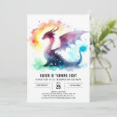 アーティザンファイリードラゴン誕生祝い 招待状 (スタンド正面)