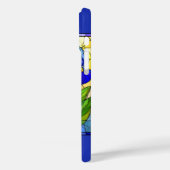 アーティザンブルーアイリスステンドグラスiPhone/パッドケース Case-Mate iPhoneケース (裏面 / 左)