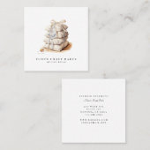 アーティザンブレッドベイカービジネスカード スクエア名刺 (正面/裏面)