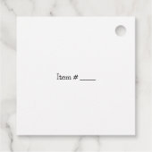 アーティザンメイドグッズ樹脂価格ラベル フェイバータグ (裏面)