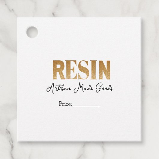 アーティザンメイドグッズ樹脂価格ラベル フェイバータグ (正面)