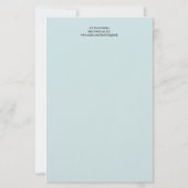 アーティザンモノグラムVグリーンガーデン感じ文具 便箋 (裏面)