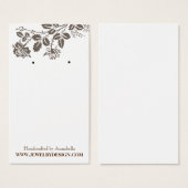 アーティザンレースのようフローライヤリングホルカスタムダージュエリー (正面&裏面)