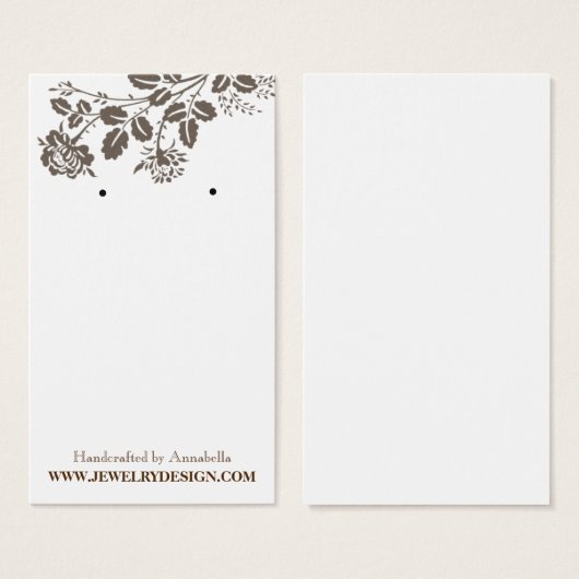 アーティザンレースのようフローライヤリングホルカスタムダージュエリー (正面&裏面)