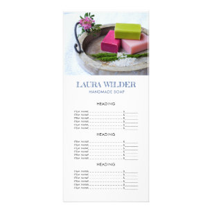 アーティザン手作り石鹸製造価格リストラックカード ラックカード
