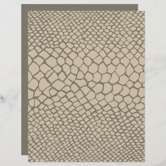 アーティザン爬虫類パターンスネクスキントウペシック工芸品 (正面/裏面)