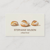 アーティザン素朴パンベーカリーパティシシェフ 名刺 (正面)